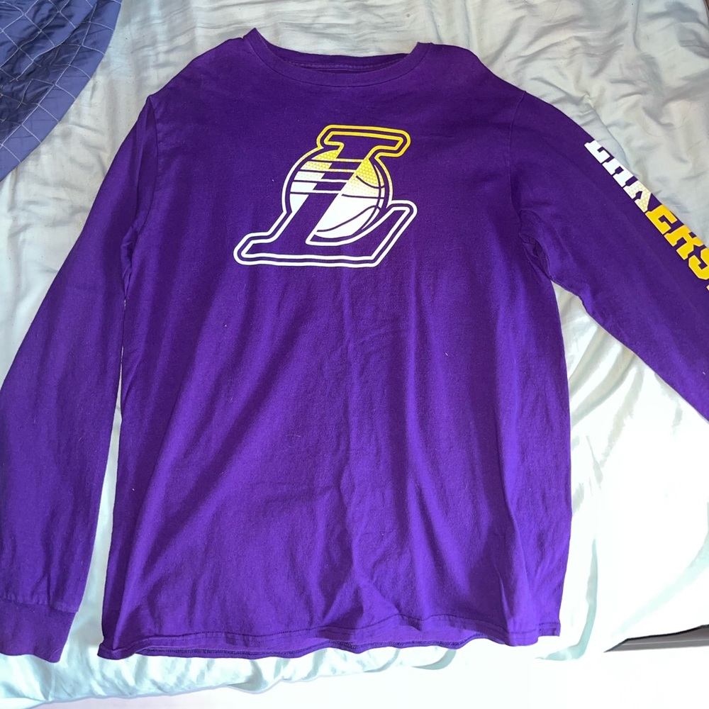 Fanatics Mens Lakers Long T-shirt